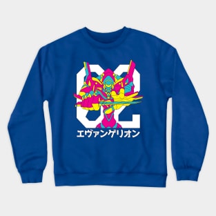 NEON EVA_02 variant B Crewneck Sweatshirt